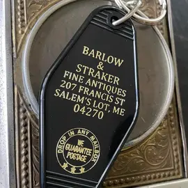 The 3 Sisters Design Co. MOTEL KEY FOB - BARLOW & STRAKER