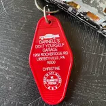 The 3 Sisters Design Co. MOTEL KEY FOB - DARNELL'S GARAGE
