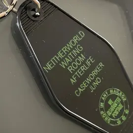 The 3 Sisters Design Co. MOTEL KEY FOB - NEITHERWORLD WAITING ROOM