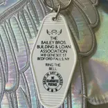 The 3 Sisters Design Co. MOTEL KEY FOB - BAILY BROS. SAVINGS