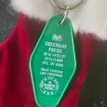 The 3 Sisters Design Co. MOTEL KEY FOB - GREENWAY PRESS (ELF)