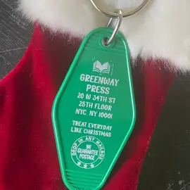 The 3 Sisters Design Co. MOTEL KEY FOB - GREENWAY PRESS (ELF)