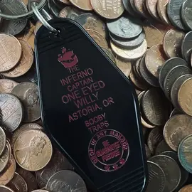 The 3 Sisters Design Co. MOTEL KEY FOB - INFERNO, ONE EYED WILLY (THE GOONIES)