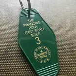 The 3 Sisters Design Co. MOTEL KEY FOB - THE PRANCING PONY (LORD OF THE RINGS)