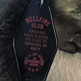 The 3 Sisters Design Co. MOTEL KEY FOB - HELLFIRE CLUB (STRANGER THINGS)