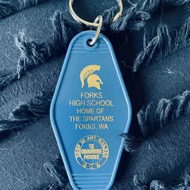 The 3 Sisters Design Co. MOTEL KEY FOB - FORKS HIGH SCHOOL (TWILIGHT)