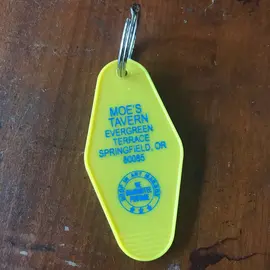 The 3 Sisters Design Co. MOTEL KEY FOB - MOE'S TAVERN