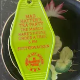The 3 Sisters Design Co. MOTEL KEY FOB - MAD HATTER'S TEA PARTY