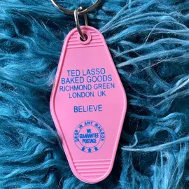 The 3 Sisters Design Co. MOTEL KEY FOB - TED LASSO BAKED GOODS
