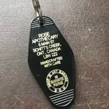 The 3 Sisters Design Co. MOTEL KEY FOB - ROSE APOTHECARY