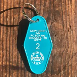 The 3 Sisters Design Co. MOTEL KEY FOB - DEW DROP INN