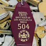 The 3 Sisters Design Co. MOTEL KEY FOB - HOTEL CECIL