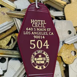 The 3 Sisters Design Co. MOTEL KEY FOB - HOTEL CECIL