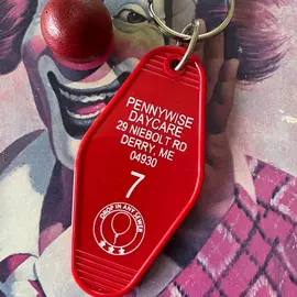 The 3 Sisters Design Co. MOTEL KEY FOB - PENNYWISE DAYCARE