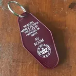 The 3 Sisters Design Co. MOTEL KEY FOB - HAWKINS MIDDLE SCHOOL