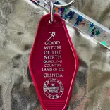 The 3 Sisters Design Co. MOTEL KEY FOB - GOOD WITCH OF THE NORTH