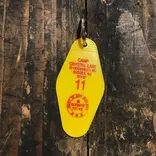The 3 Sisters Design Co. MOTEL KEY FOB - CAMP CRYSTAL LAKE