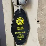 The 3 Sisters Design Co. MOTEL KEY FOB - BOSTON RAIDERS (HEATED RIVALRY)