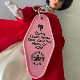 The 3 Sisters Design Co. MOTEL KEY FOB - BARBIE DREAM HOUSE