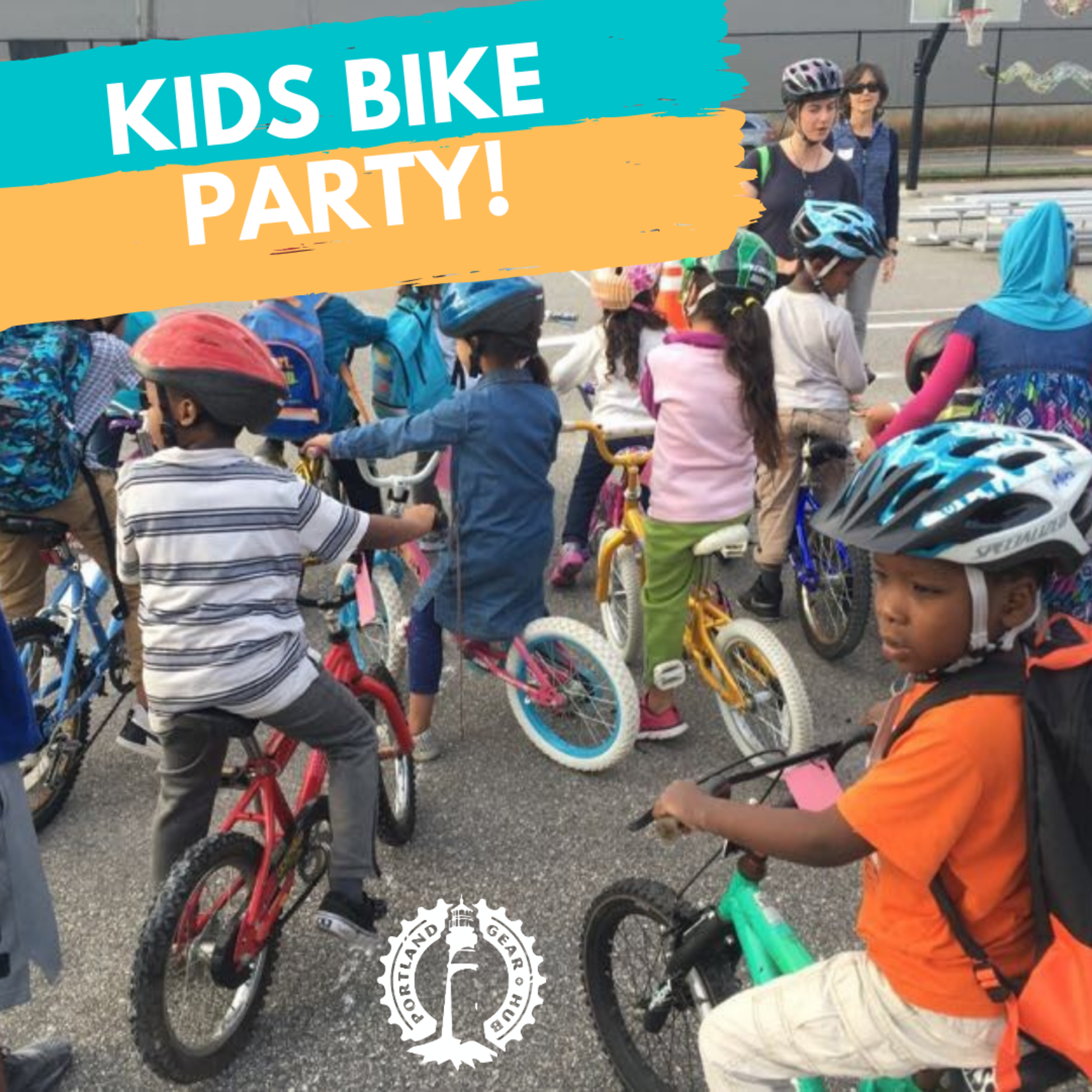 Portland Gear Hub Kids Bike Party: August 6, 10:00am -1:00pm