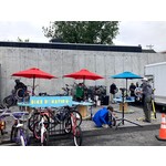 Portland Gear Hub Fix-A-Flat Workshop Outside! July 8