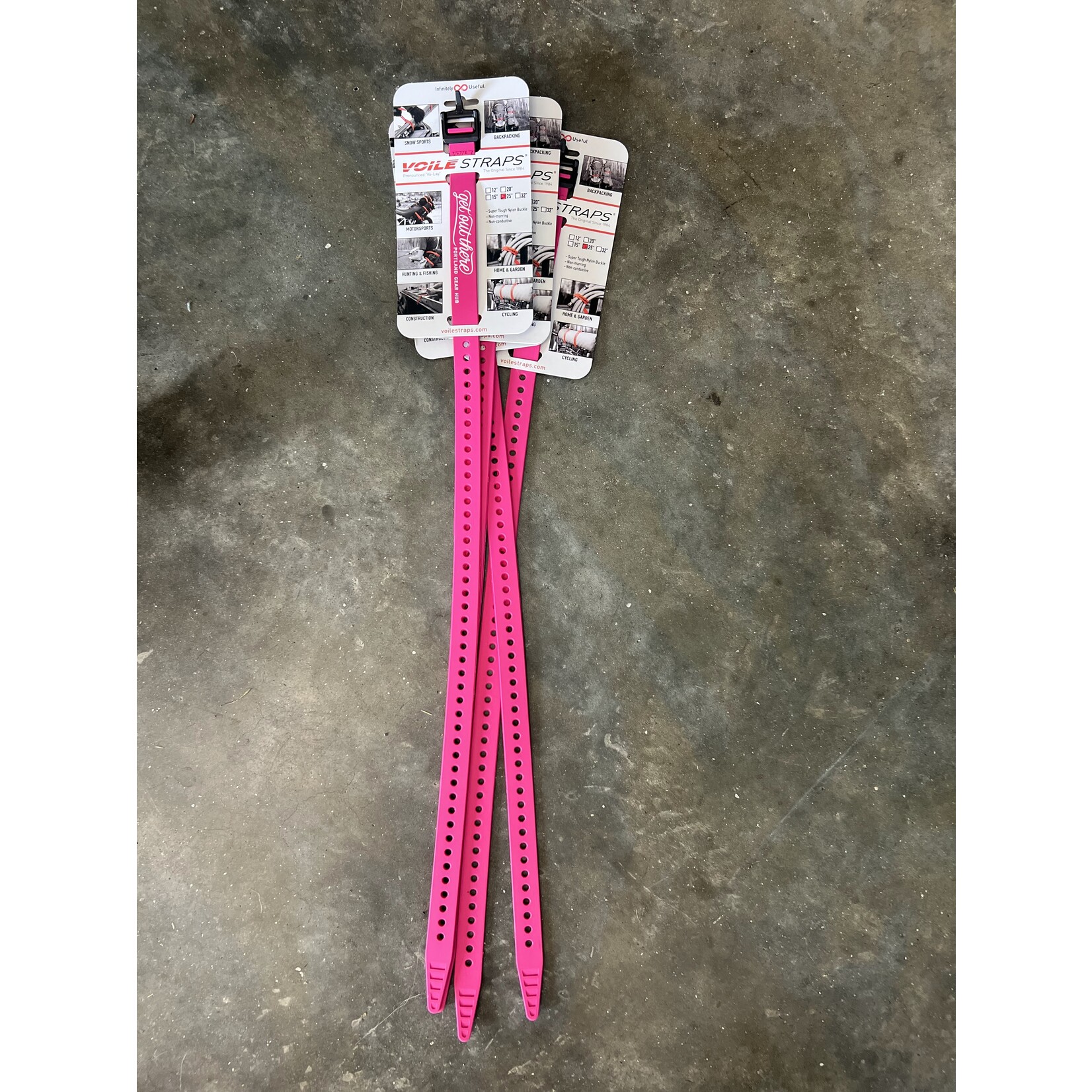 Voile Get Out There ~ Custom Voile Straps - 25in - Magenta