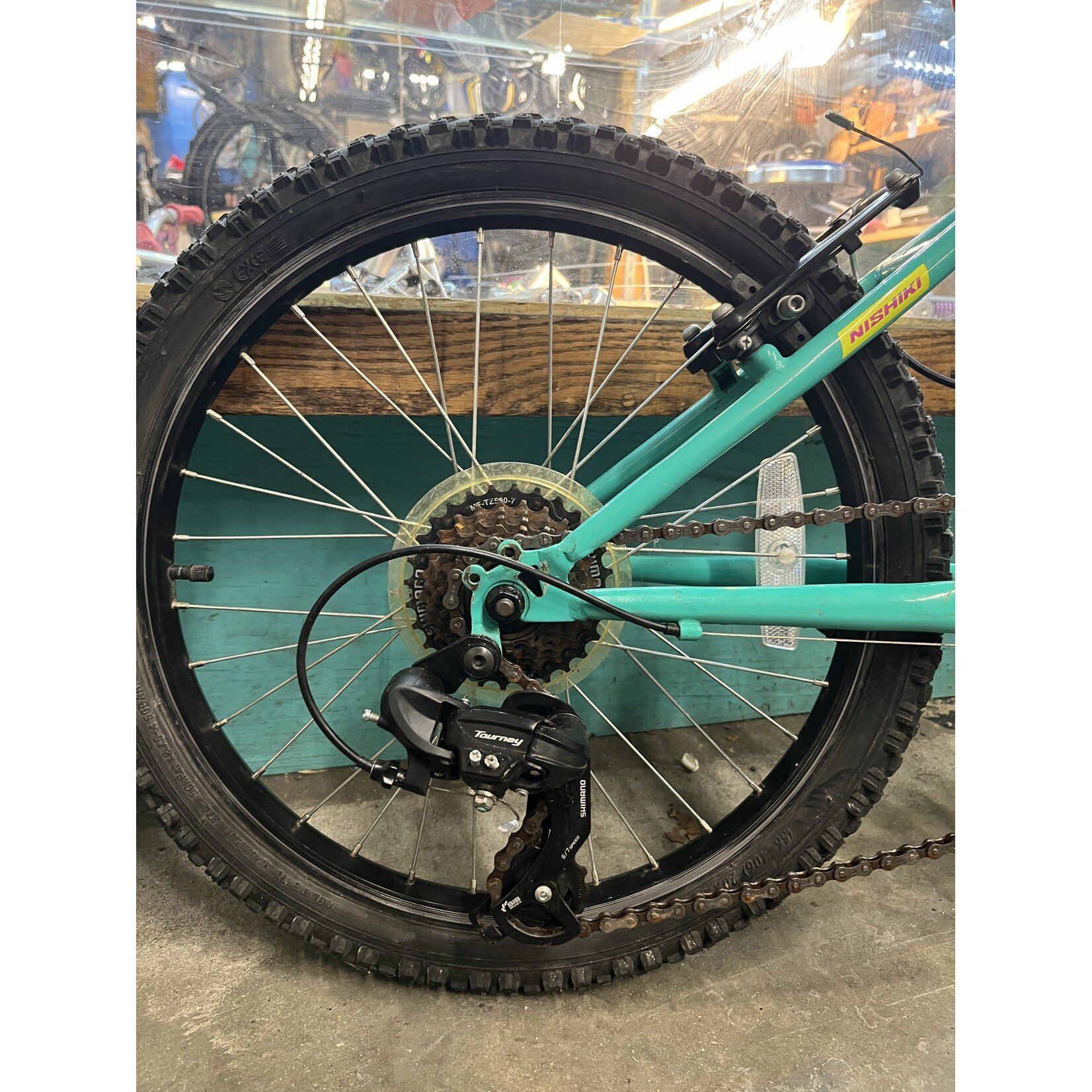 Portland Gear Hub Nishiki Pueblo 20 - Yellow Teal - 20inch wheel