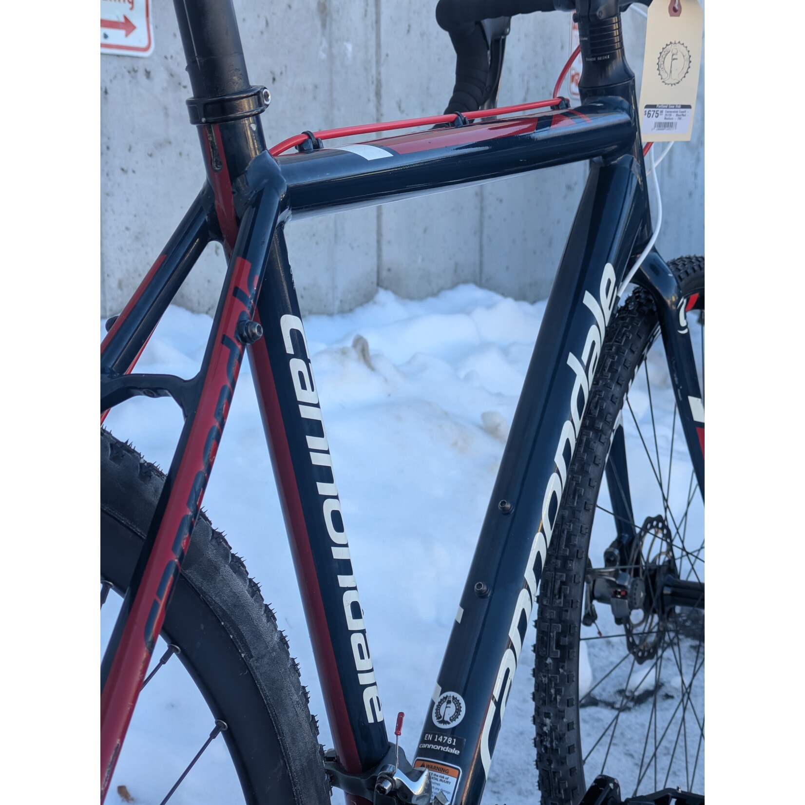 Portland Gear Hub Cannondale CaadX - Medium - Blue/Red