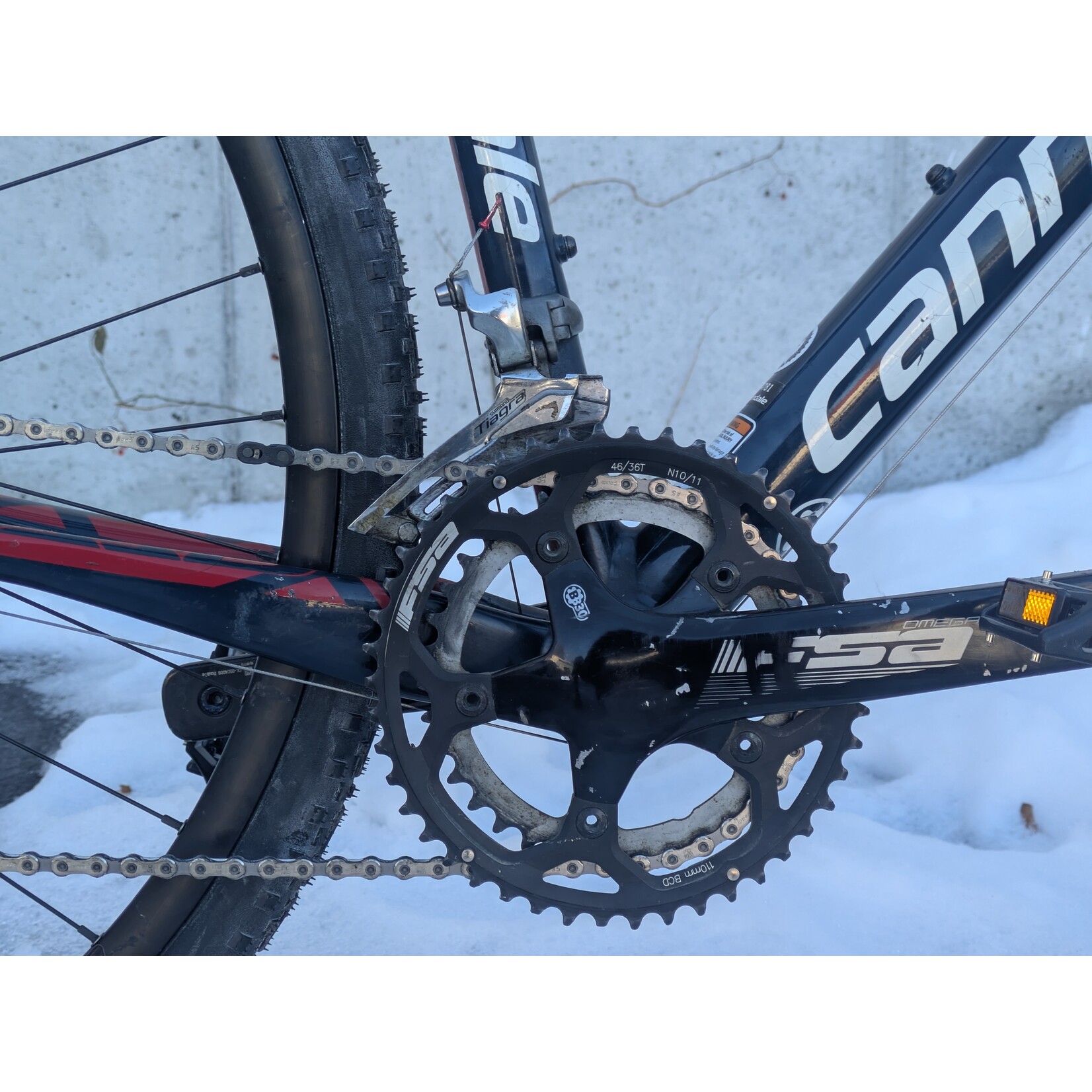 Portland Gear Hub Cannondale CaadX - Medium - Blue/Red