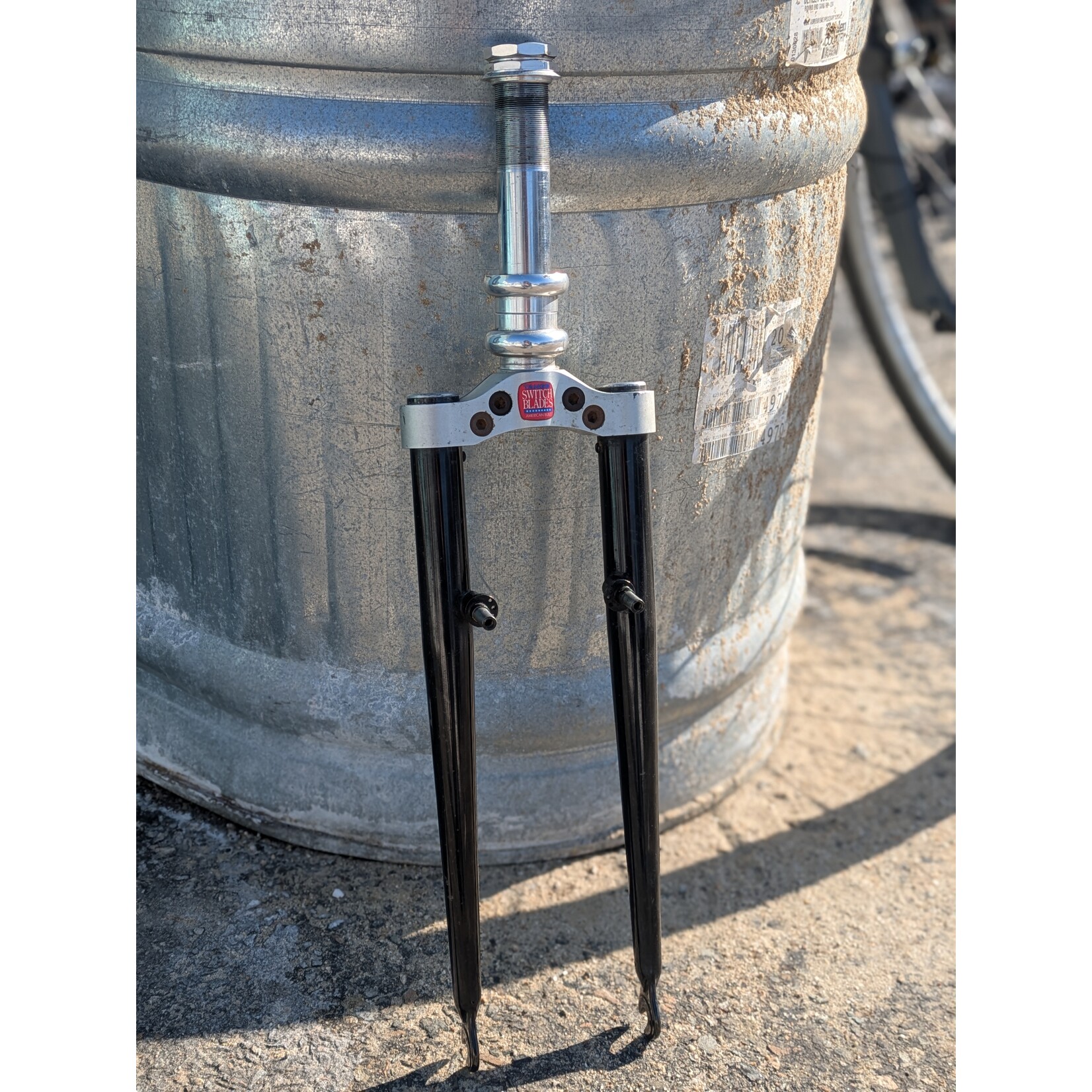 Portland Gear Hub Tange Switchblade 26" 1 1/8" threaded fork with Chris King Gripnut Headset