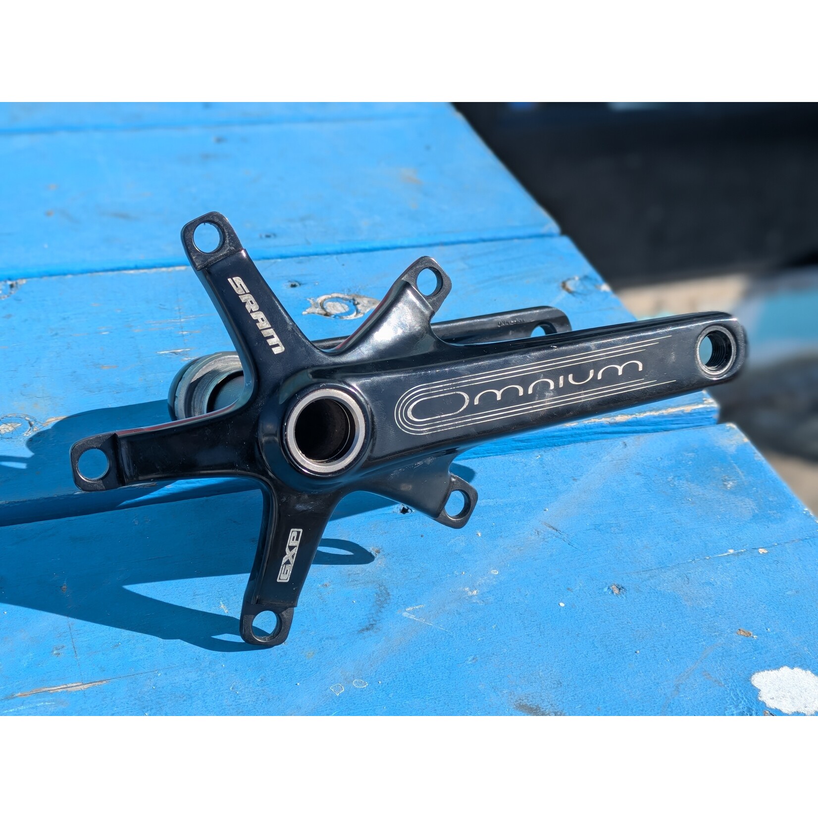 Portland Gear Hub SRAM Omnium Track crankset - GXP - 165mm, 3 chainrings
