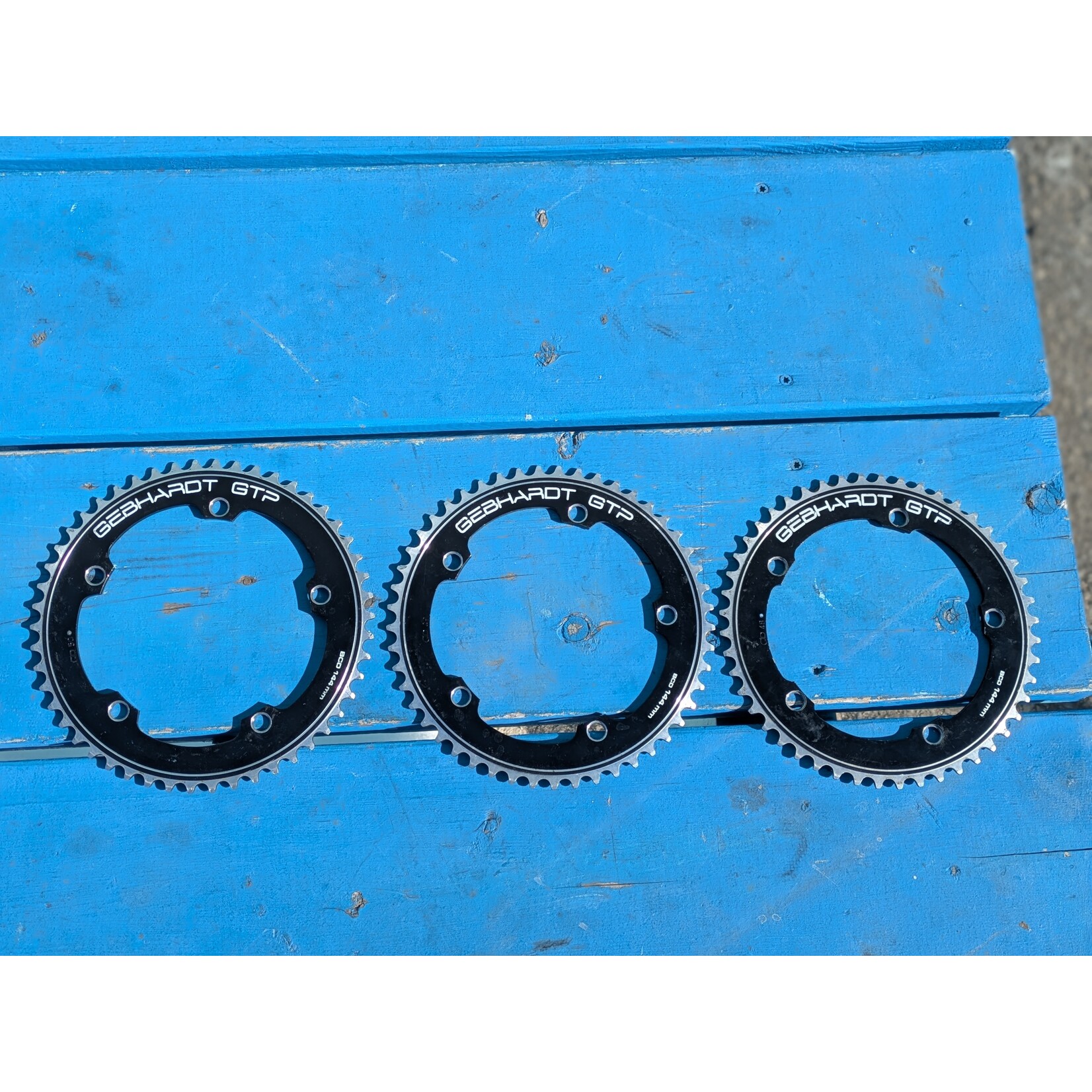 Portland Gear Hub SRAM Omnium Track crankset - GXP - 165mm, 3 chainrings