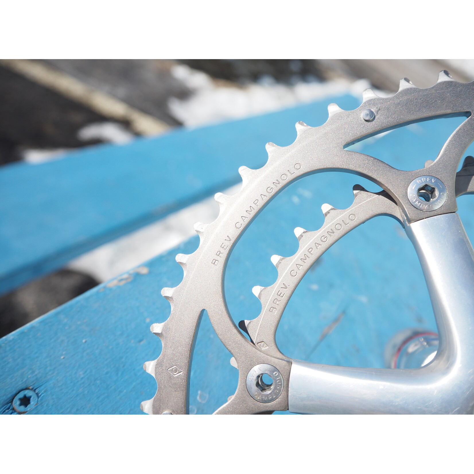 Portland Gear Hub Campagnolo Record 170mm Crankset with Phil Wood BB