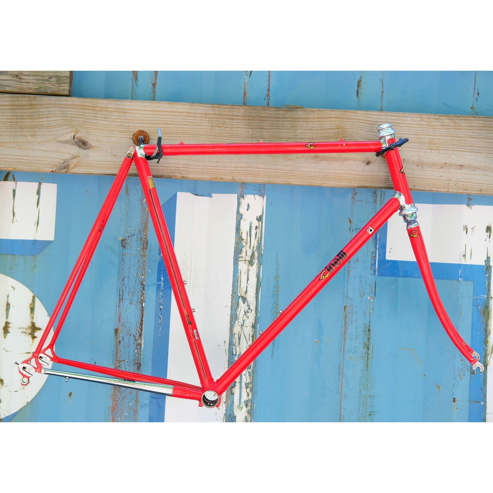 Cinelli Cinelli Supercorsa Frameset - 58cm - Rosso Ferrari