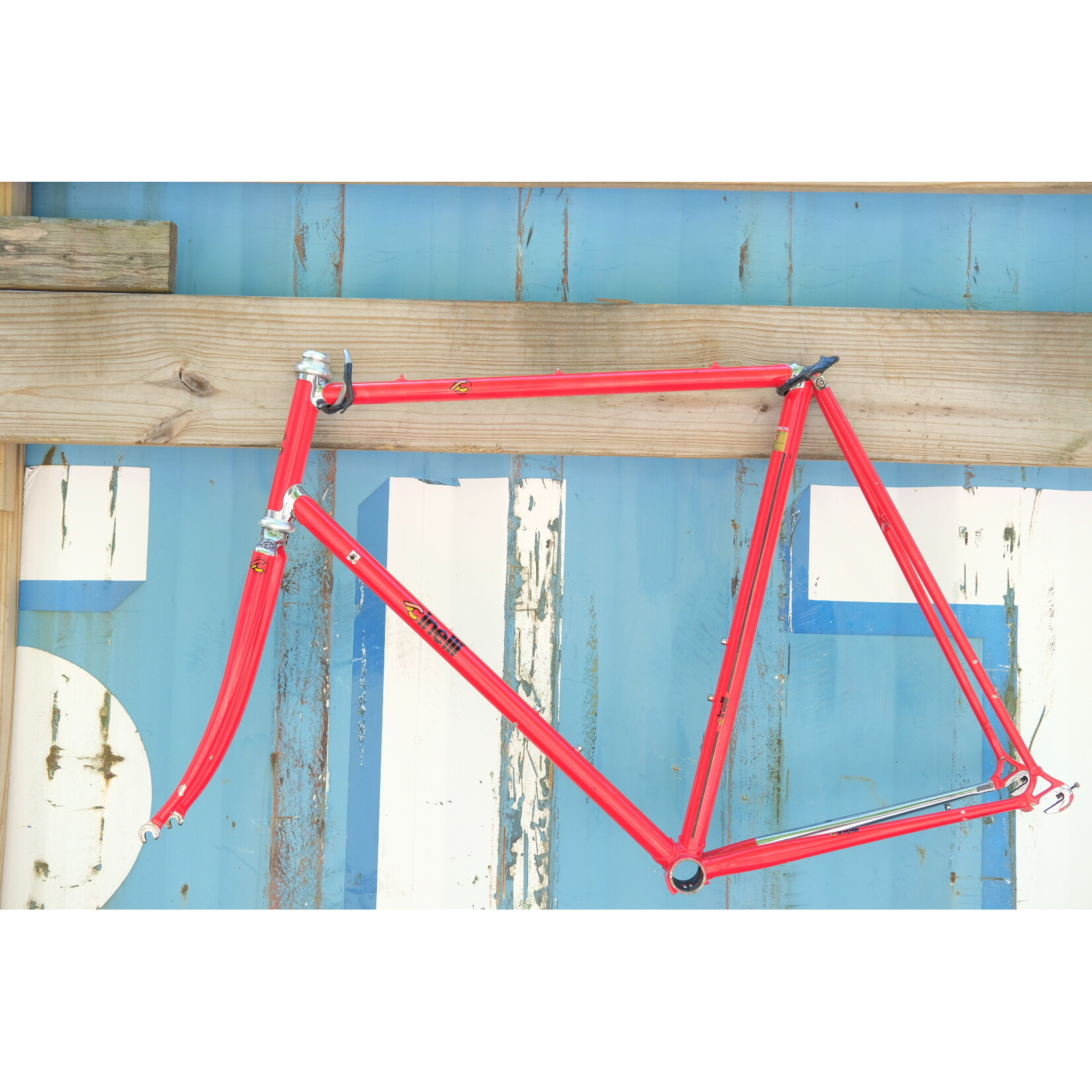 Cinelli Cinelli Supercorsa Frameset - 58cm - Rosso Ferrari