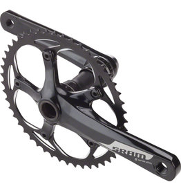 SRAM SRAM S-300 1.1 Courier Crankset - 165mm, Single Speed, 48t, 130 BCD, GXP Spindle Interface, Black
