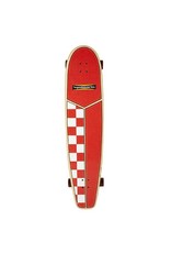 Hamboards Hamboards 45" HHOP Carving Surfskates - HH OW  TESTER red white checker
