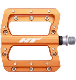 HT Components HT Components AN14A Pedals - Platform, Aluminum, 9/16", Orange