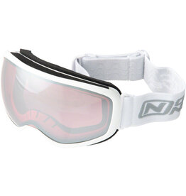 Optic Nerve Optic Nerve Snoasis Goggles - White, High Contrast Rose Lens with Silver Mirror