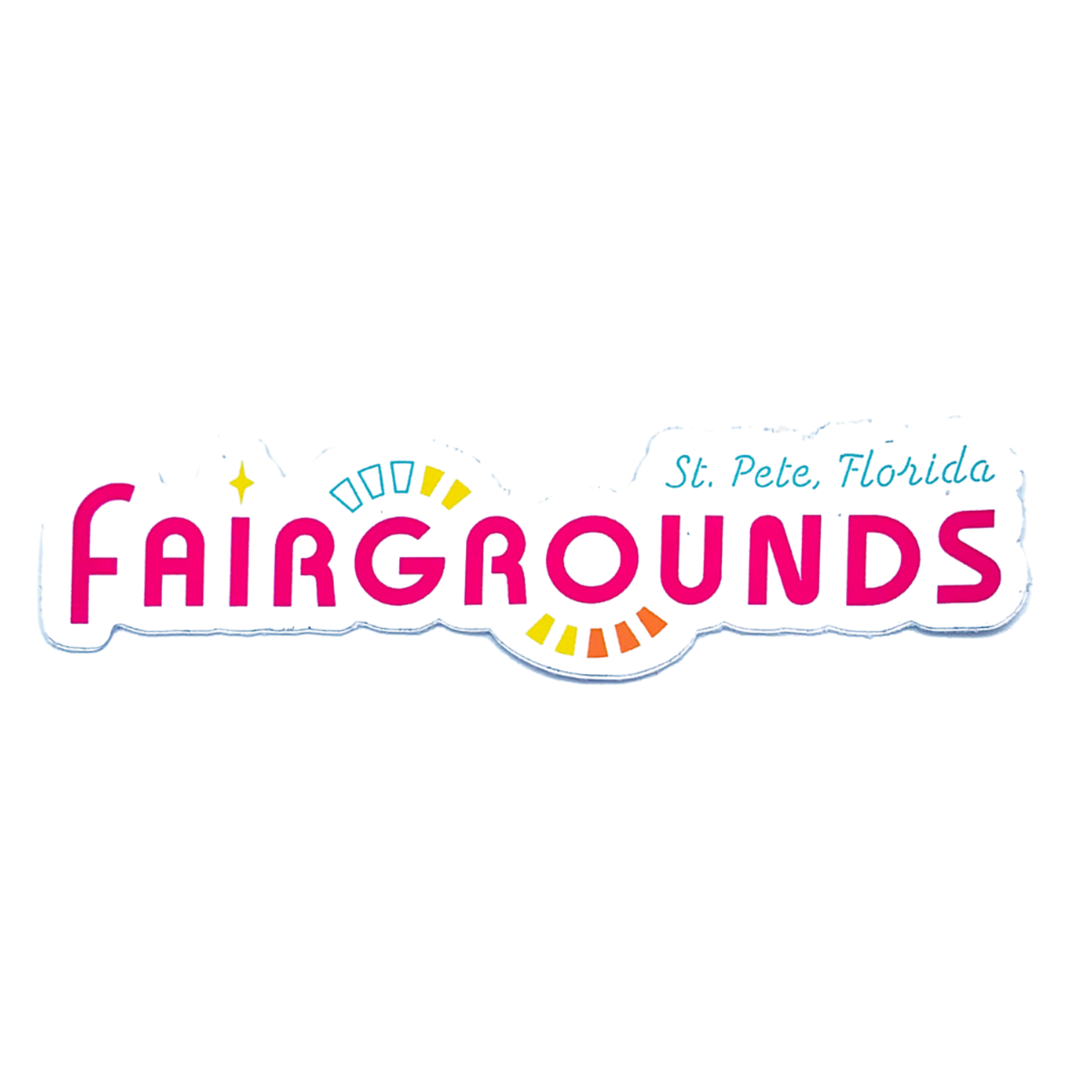 Fairgrounds St. Pete [FG] Logo St. Pete 6" - Sticker