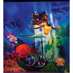 Zulu Painter "Mermaid Motel" Mural 14" x 11" Art Print
