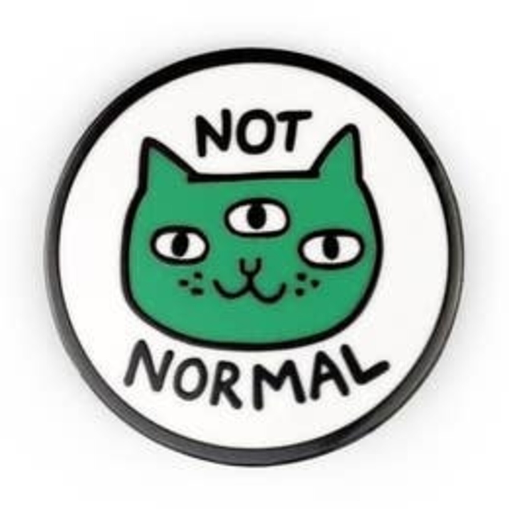 NA Not Normal Cat Pin (1")