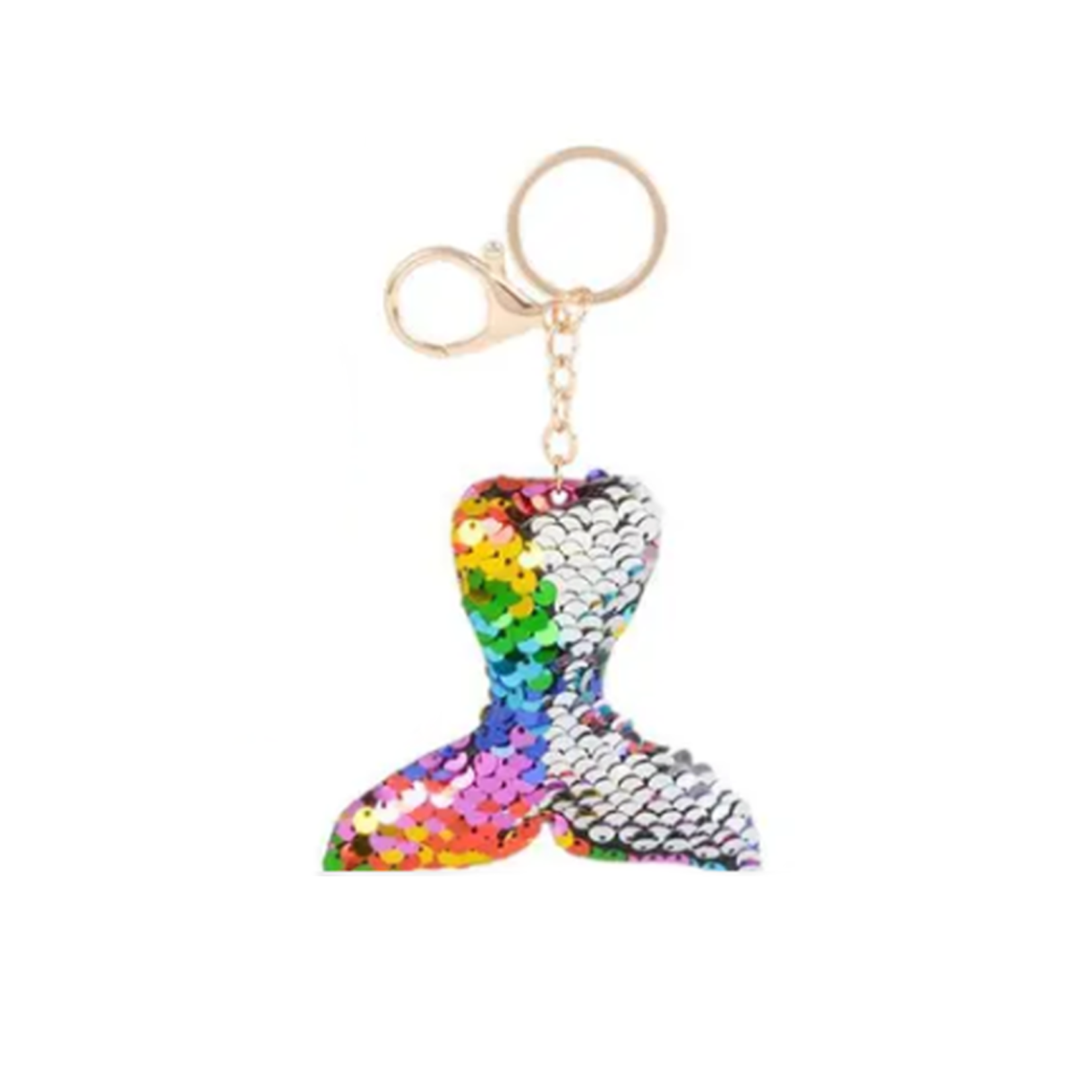 Mermaid Tail Sequin Key Chain (3.5")