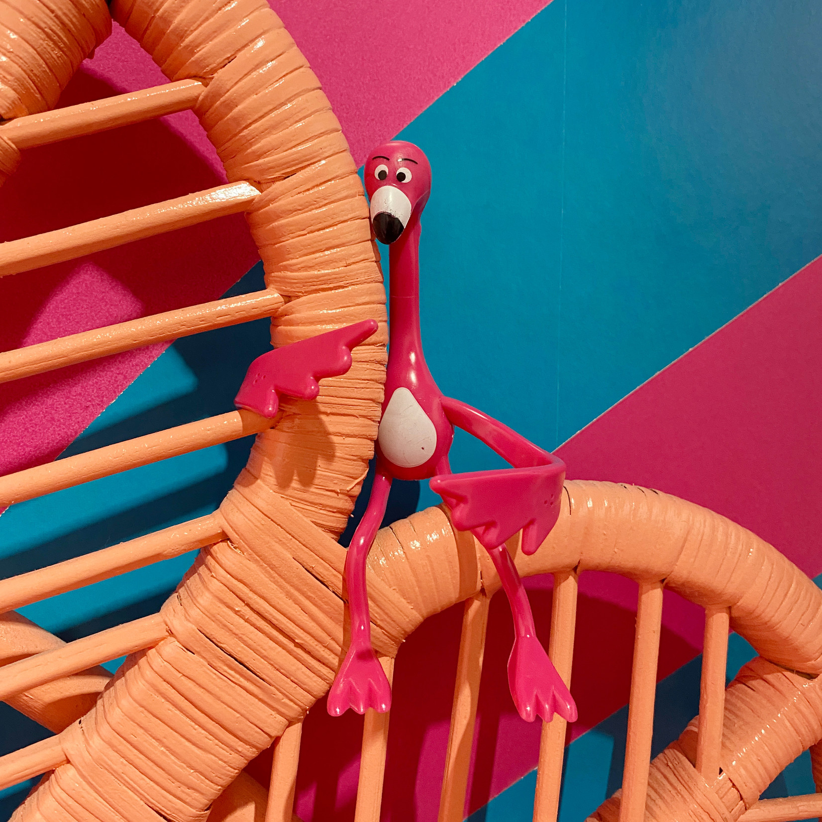 Poseable Flamingo Toy (6")