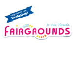 Fairgrounds St. Pete Logo Sticker (4")