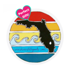 Sunshine State Goods Florida Sunset Sticker (4")