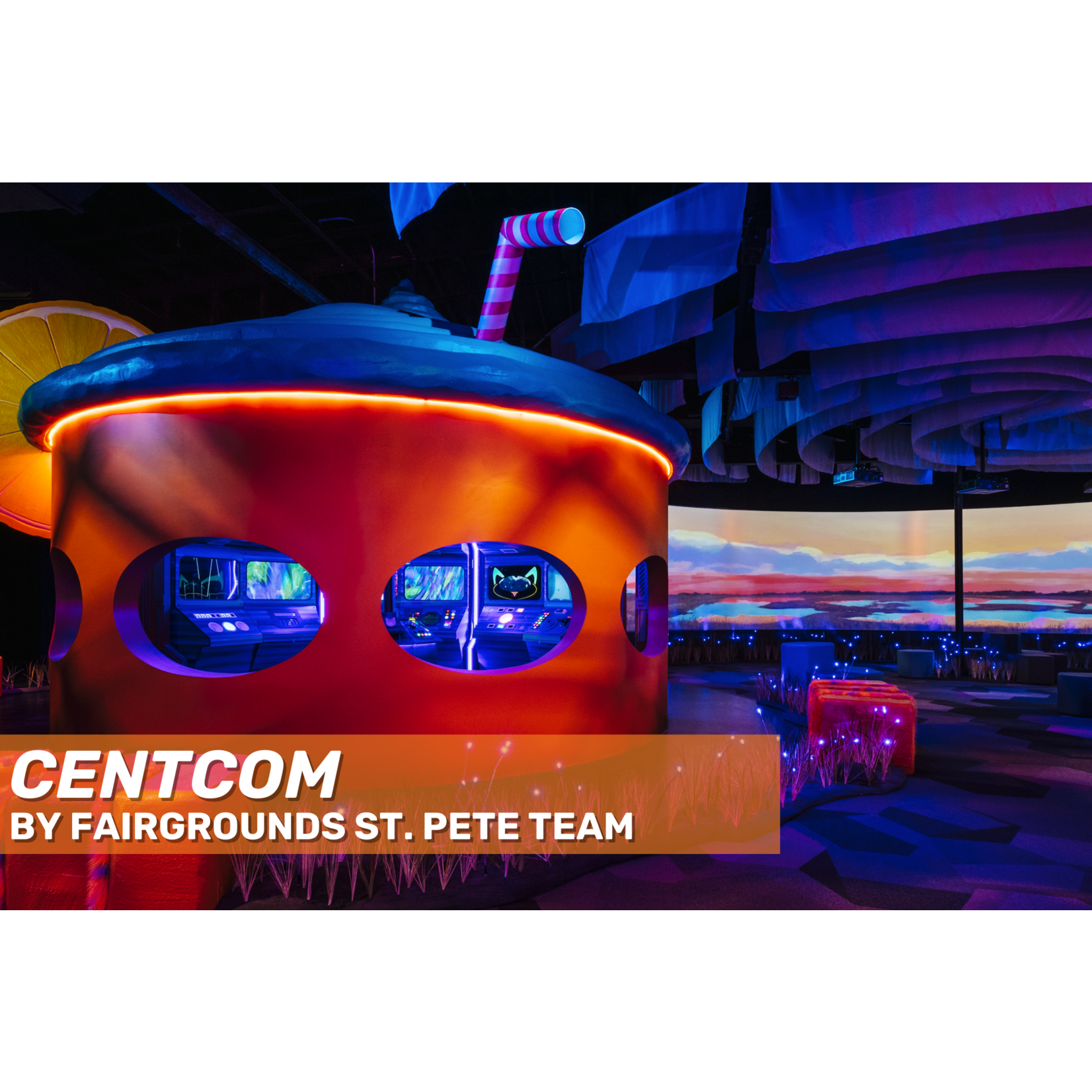 Fairgrounds St. Pete CENTCOM Pin (1.5”)