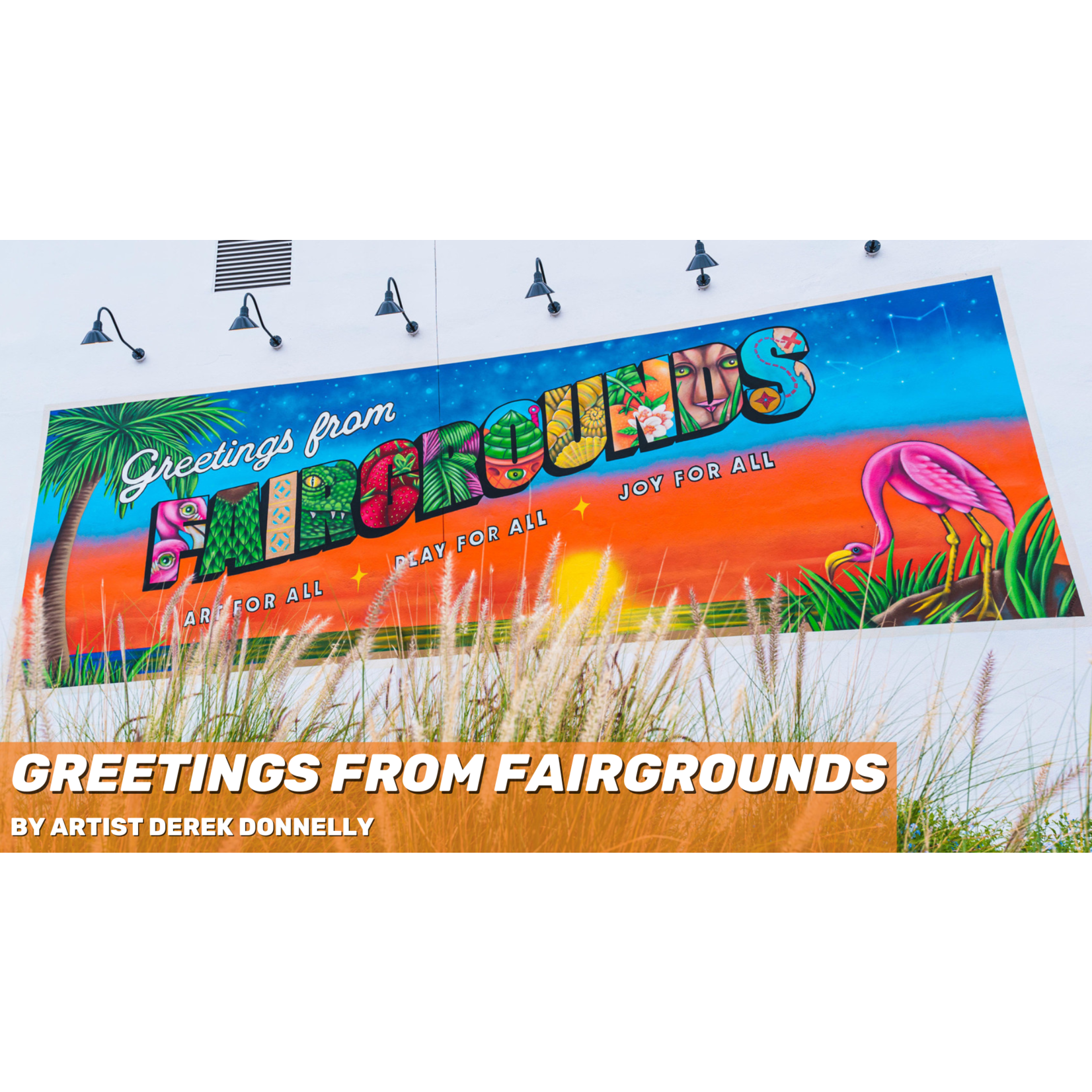 Fairgrounds St. Pete "Greetings From Fairgrounds St. Pete"  Mural Mug (8 oz.)