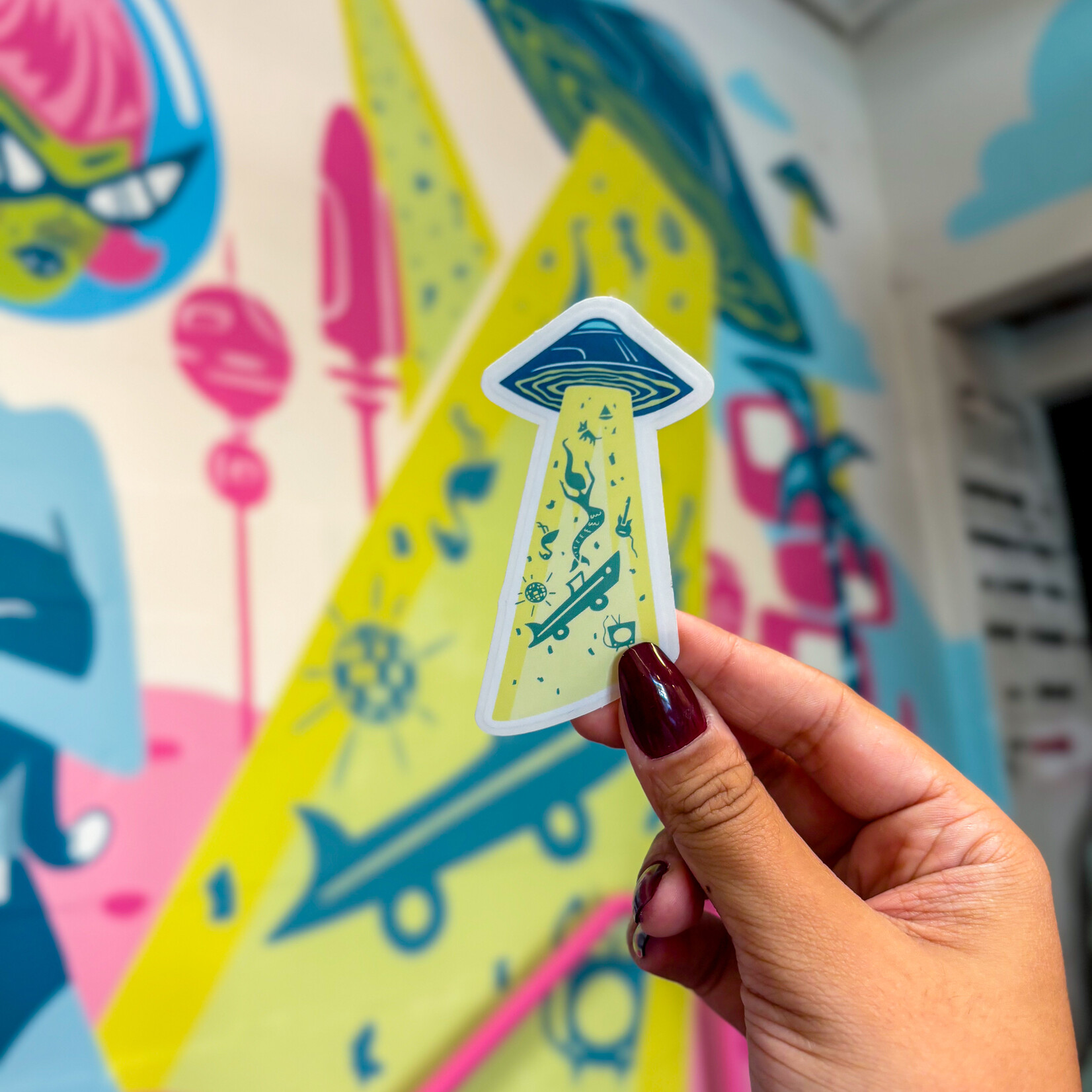 Ashley Cantero Ashley Cantero's "UFO" Sticker (3")