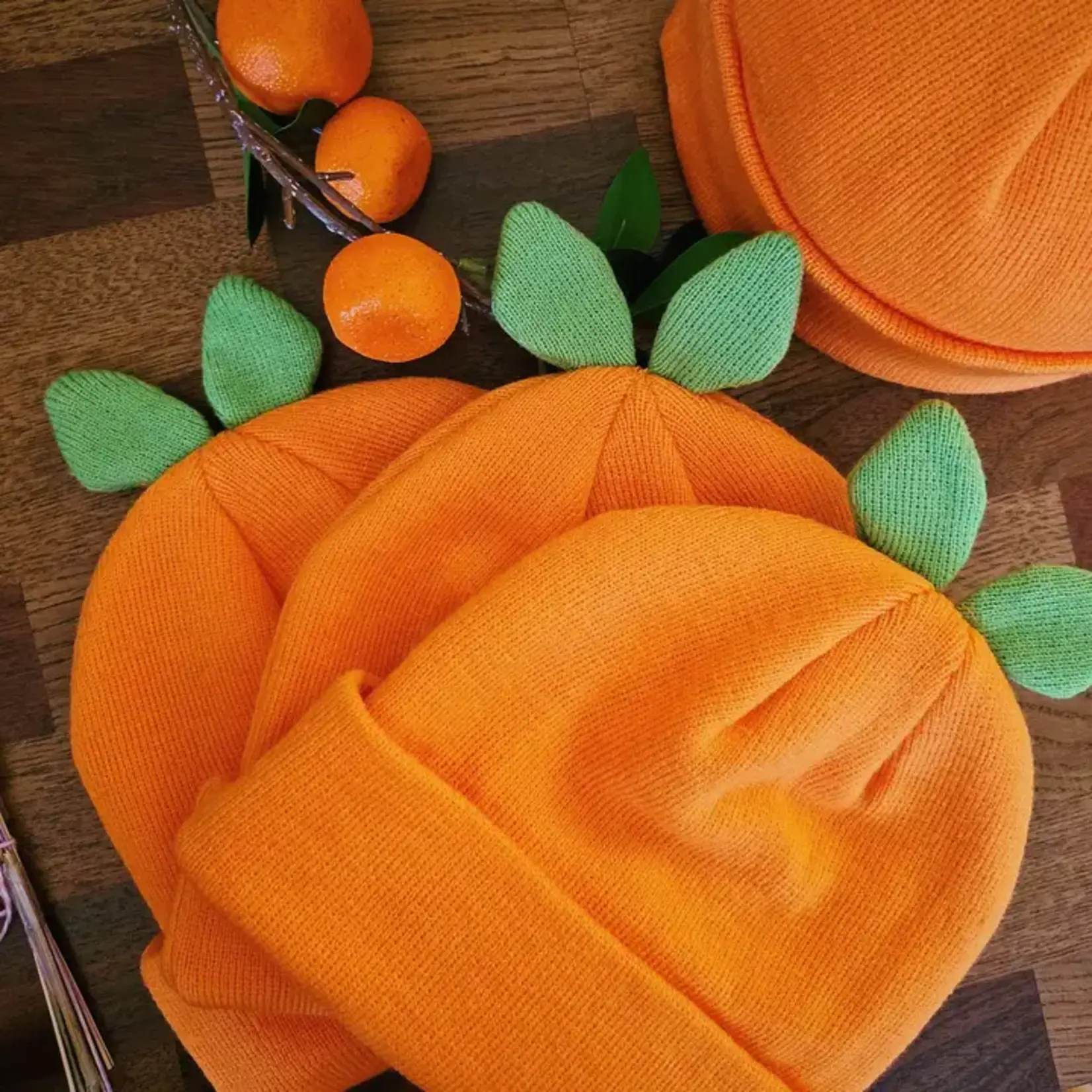 "Orange Sprout" Beanie